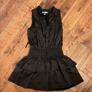 Katie J NYC Black Sleeveless Dress